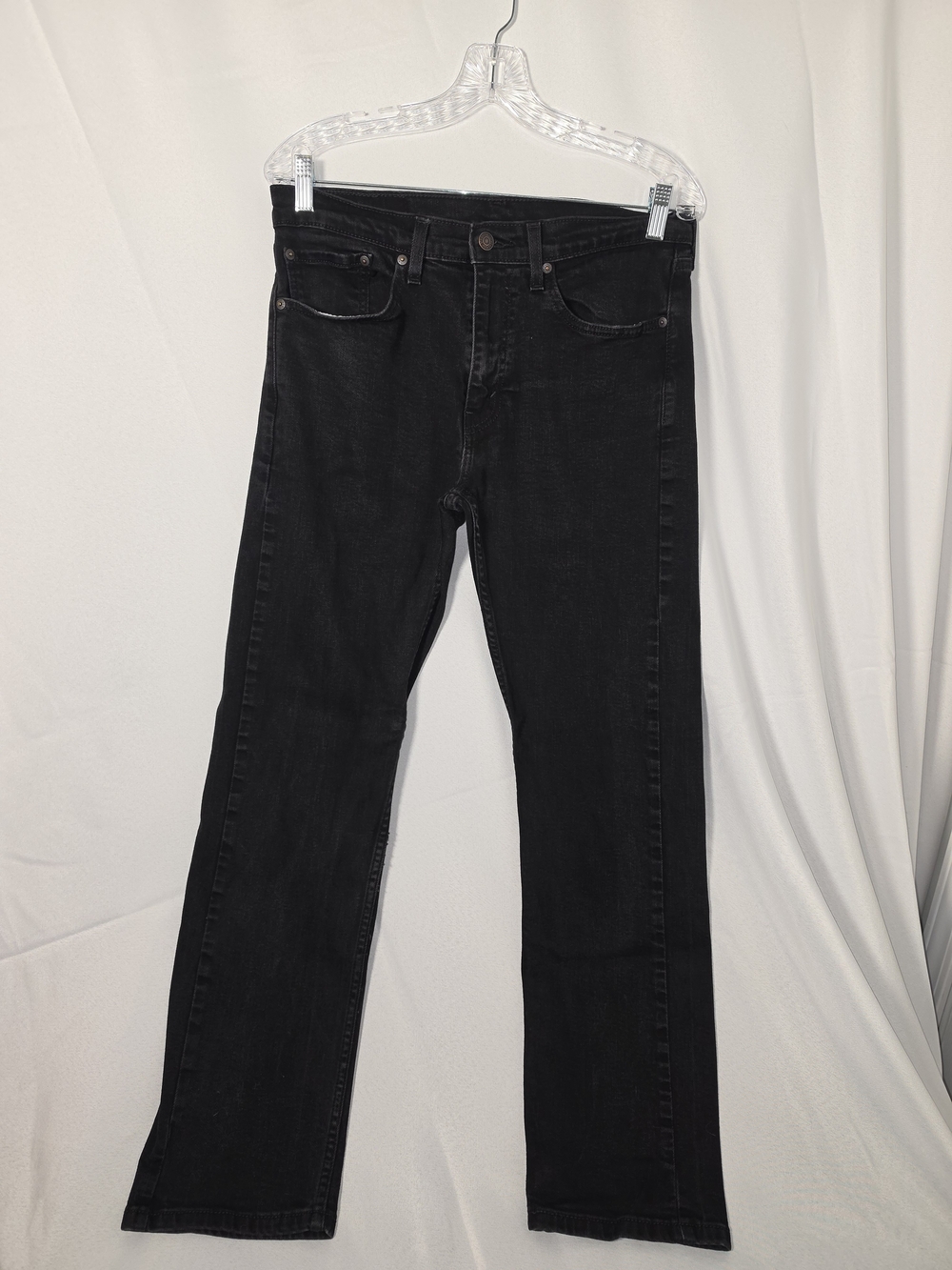 Levi's Men's Black Straight Jeans
